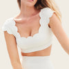Scallop Square Neck Tank Bra