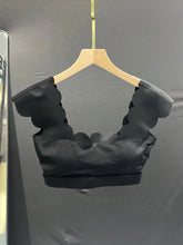 Scallop Square Neck Tank Bra