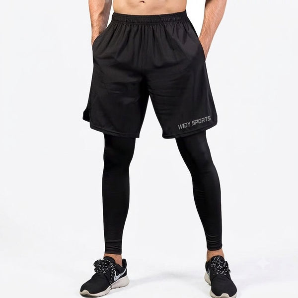 Shorts con Leggings hombre