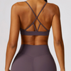 V-neck sports bra