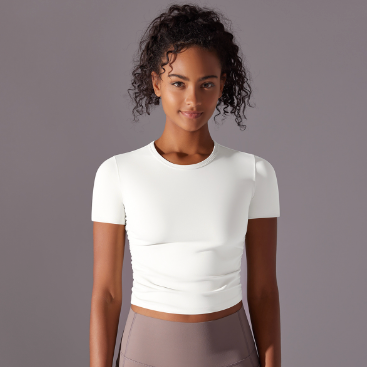 Cropped Short-Sleeve Shirt