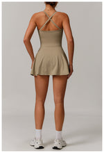 Jumpsuit con Falda Cruzada