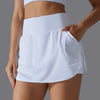 Double Layer Pockets Women Quick Dry Short Skirt