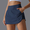 Double Layer Pockets Women Quick Dry Short Skirt
