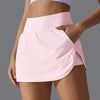 Double Layer Pockets Women Quick Dry Short Skirt