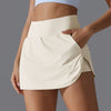 Double Layer Pockets Women Quick Dry Short Skirt