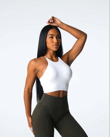  Crossed Back Crop Top