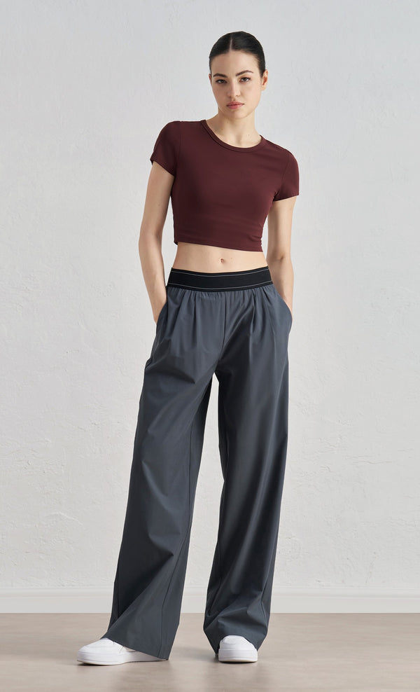 High-Waist Wide Leg Pant